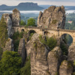 The Saxon Swiss National Park and the Elbe River