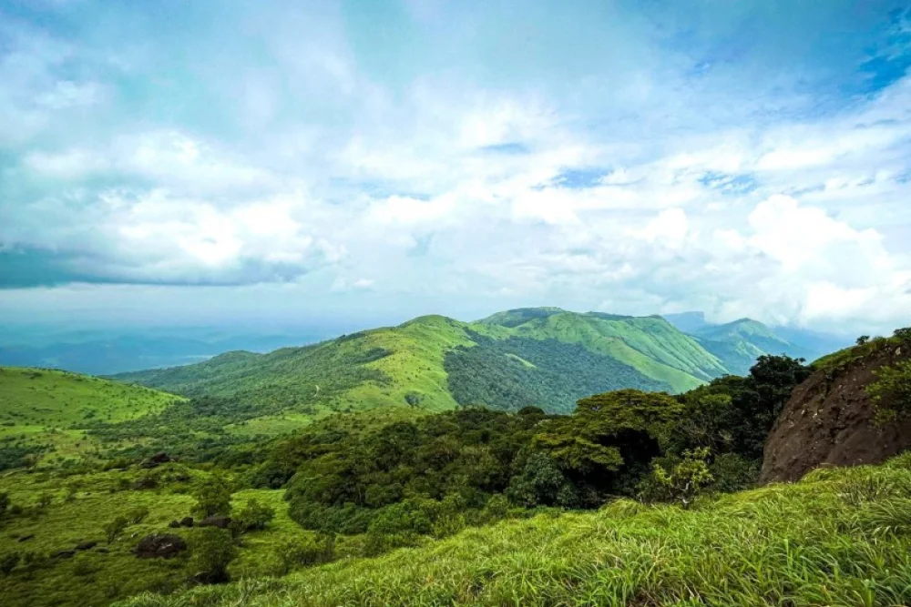 Tadiandamol Mountain in Karnataka